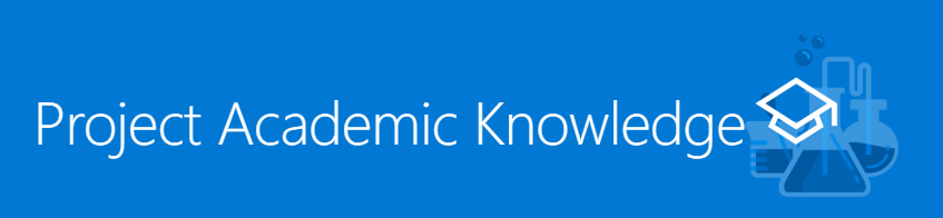 Cognitive Services Labs: Academic Knowladge